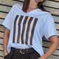 T-shirt Chelsea chocolat