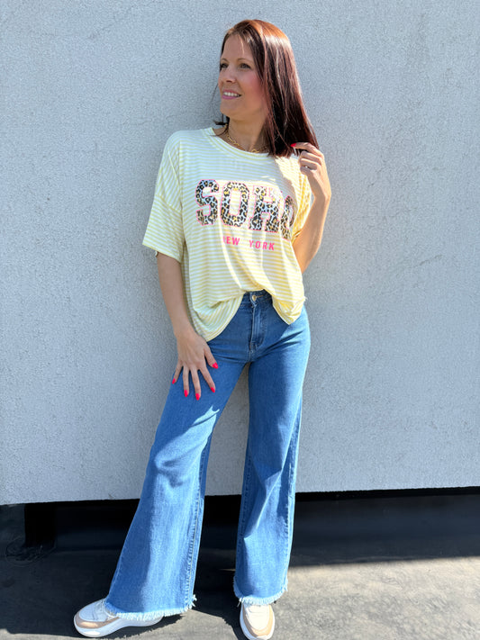 T-shirt Madie jaune