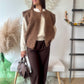 Gilet Manon marron