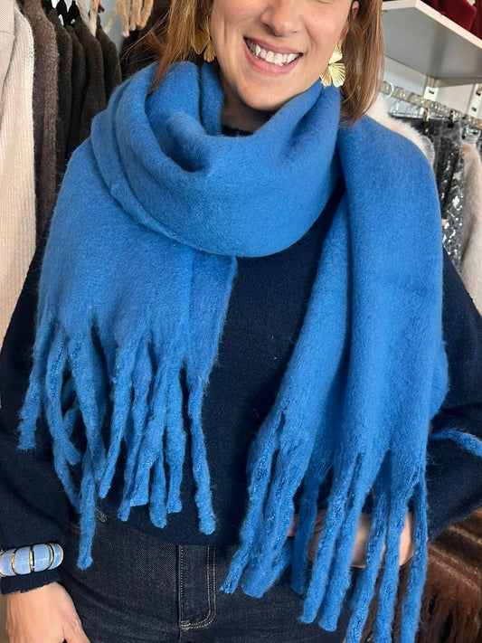 Echarpe Dona bleu