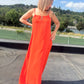 Robe Cléo orange