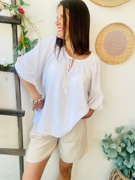 Short Louise beige