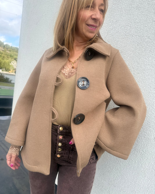 Veste Lupin camel