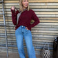 Pull Ilario bordeaux