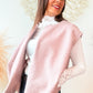 Gilet Marius rose poudre