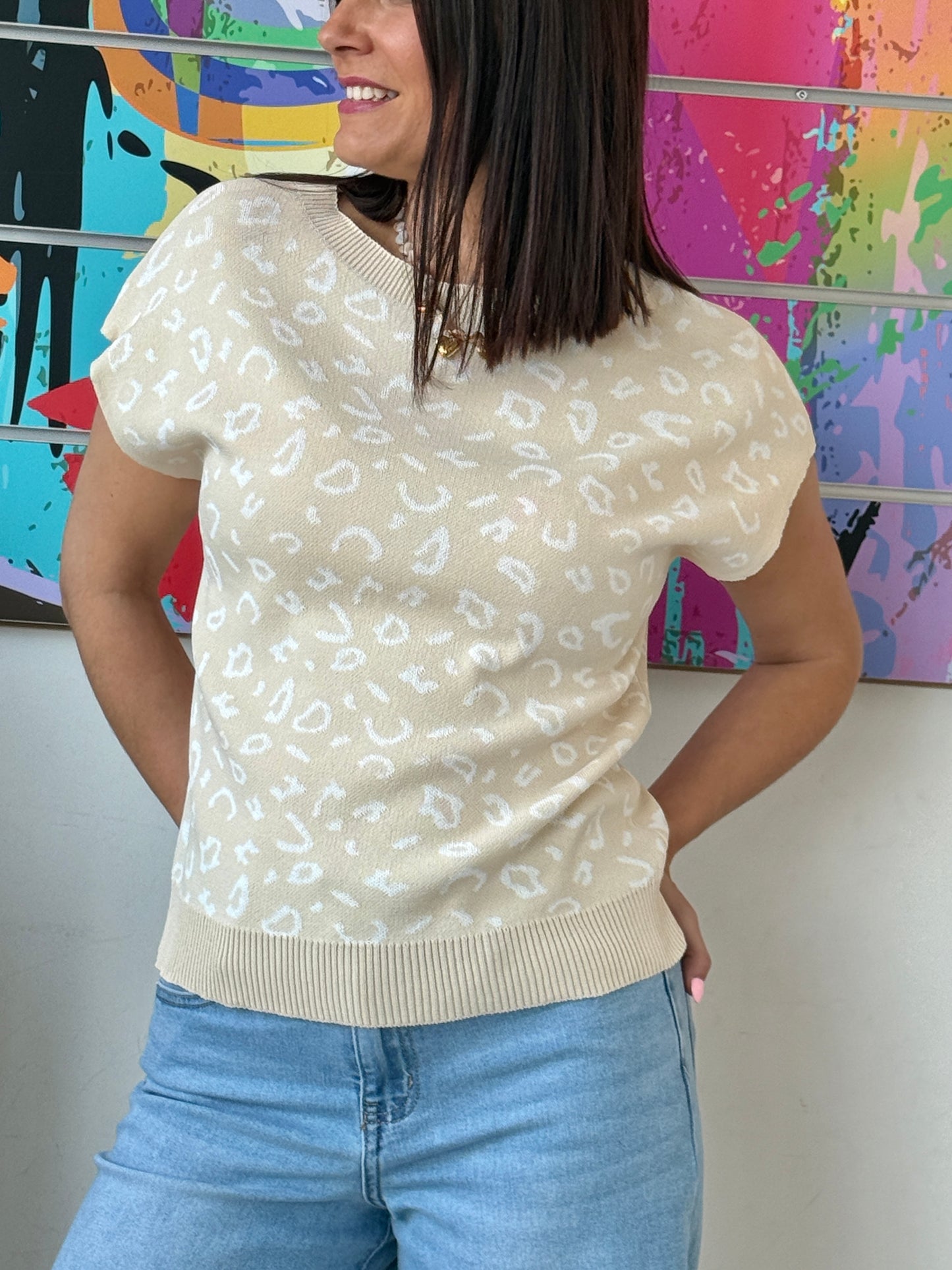 Pull Léo Ecru