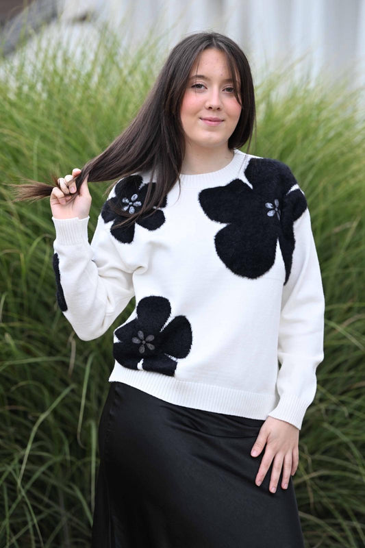 Pull Florinda blanc