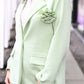 Blazer Flora vert pistache
