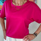T-shirt Ophélia fuschia