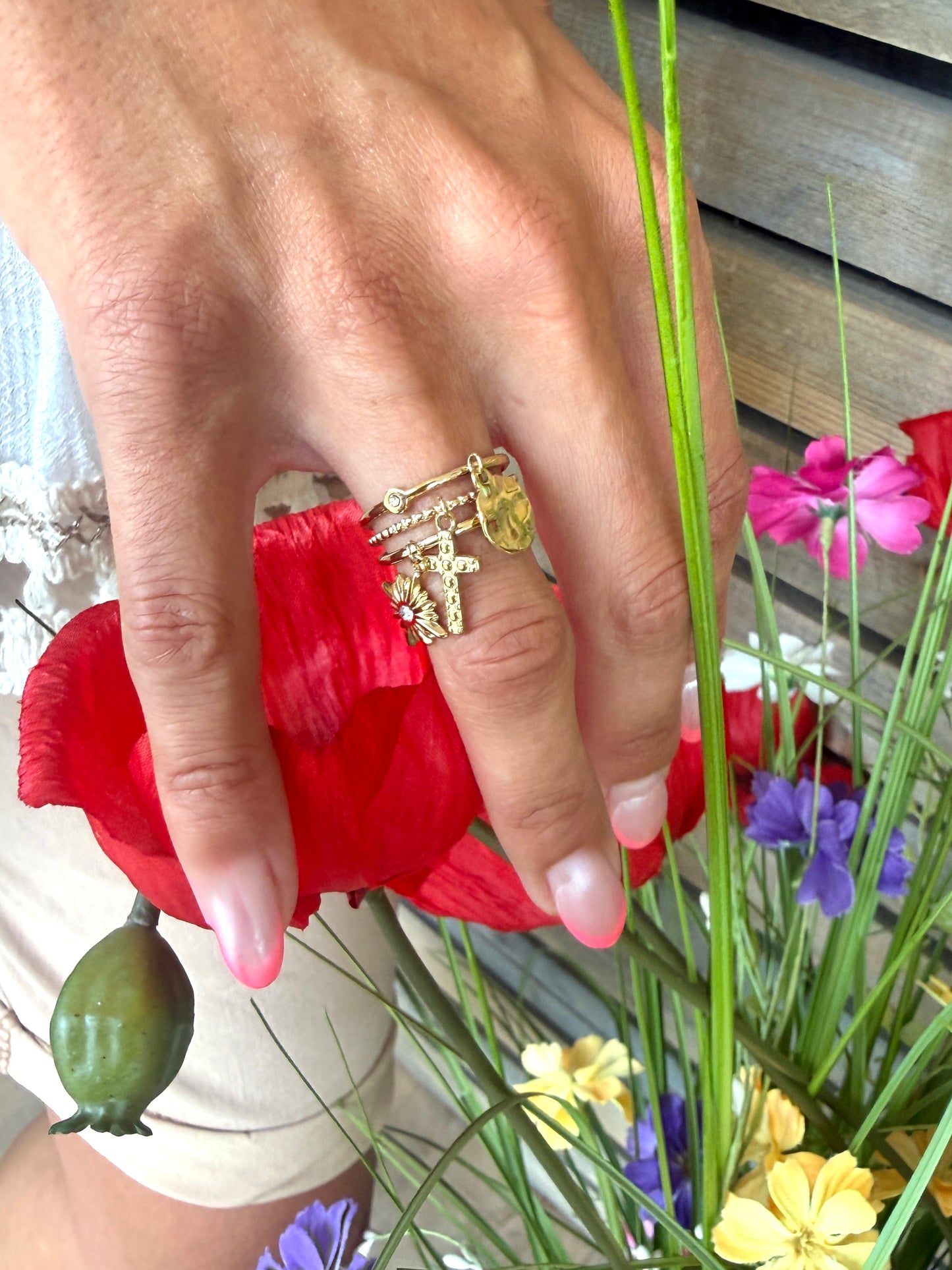 Bague Athéna doré