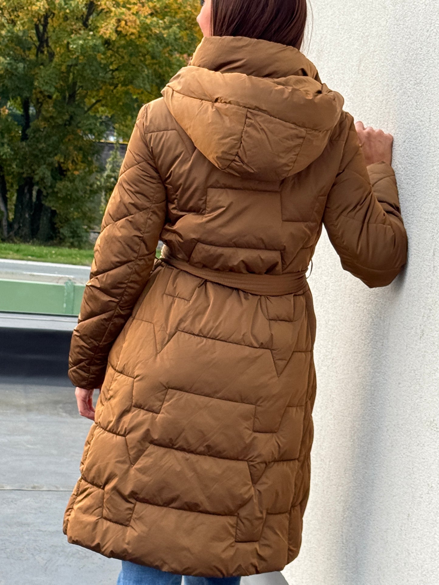 Doudoune Amandine camel