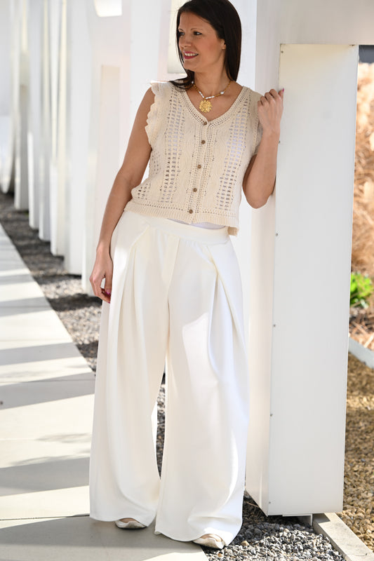 Pantalon Albane blanc