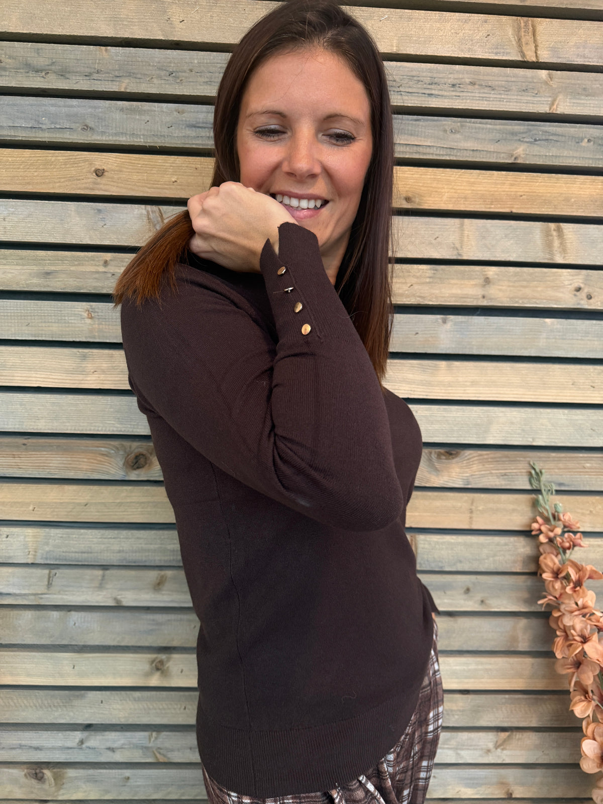 Pull Olga chocolat