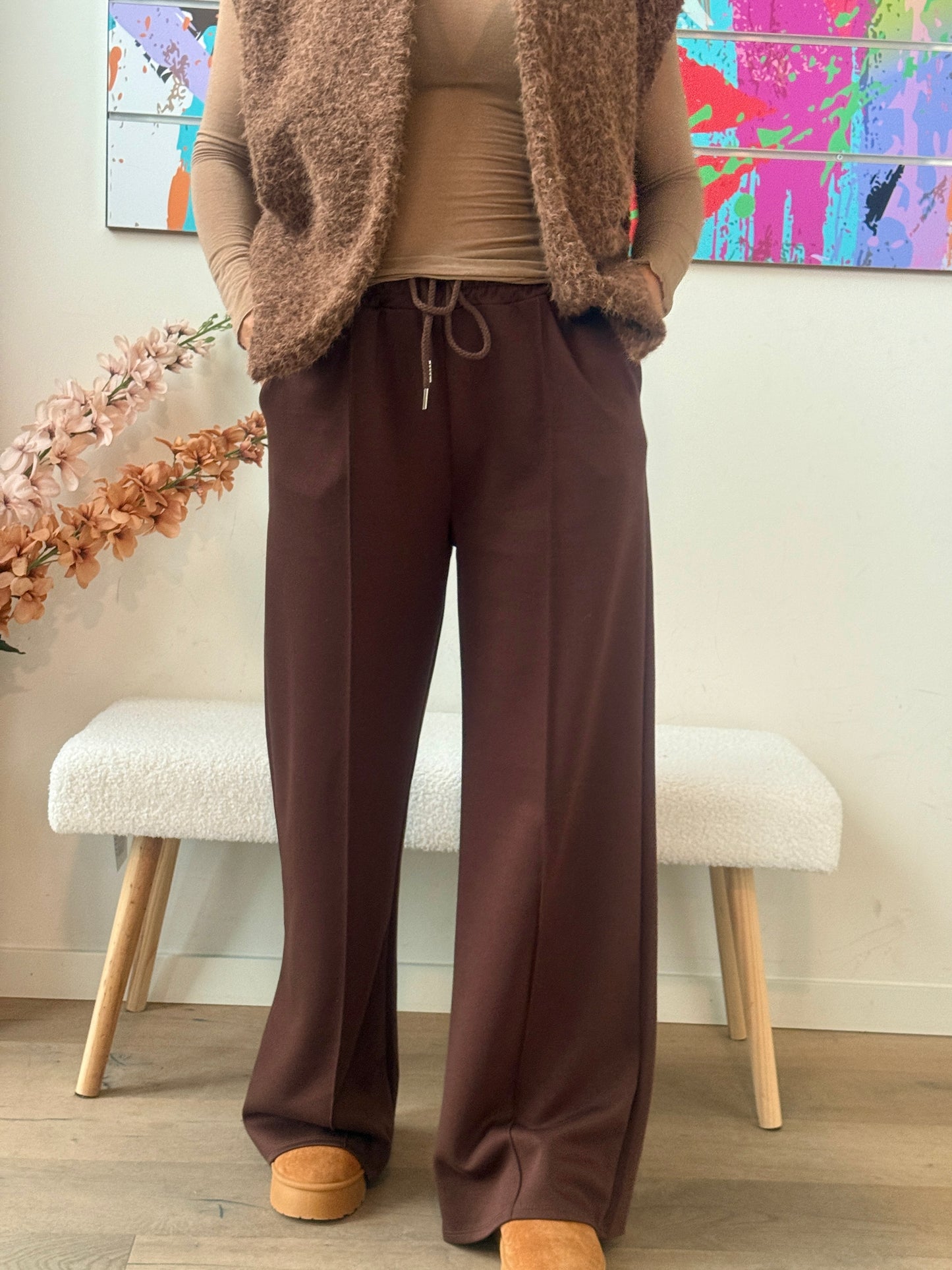 Pantalon Léna chocolat