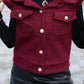 Veste Maylis bordeaux