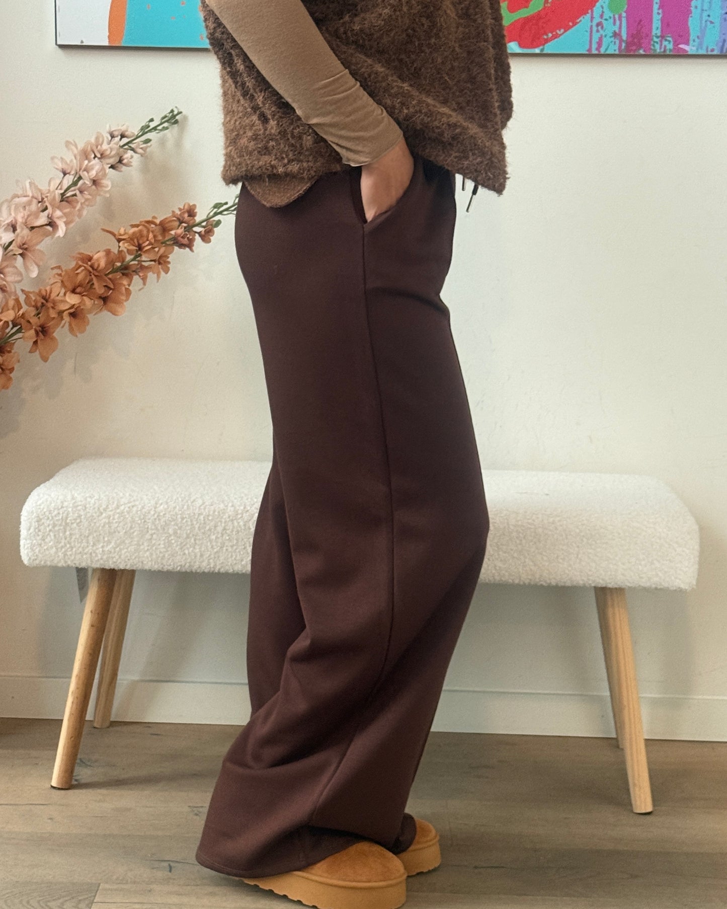 Pantalon Léna chocolat