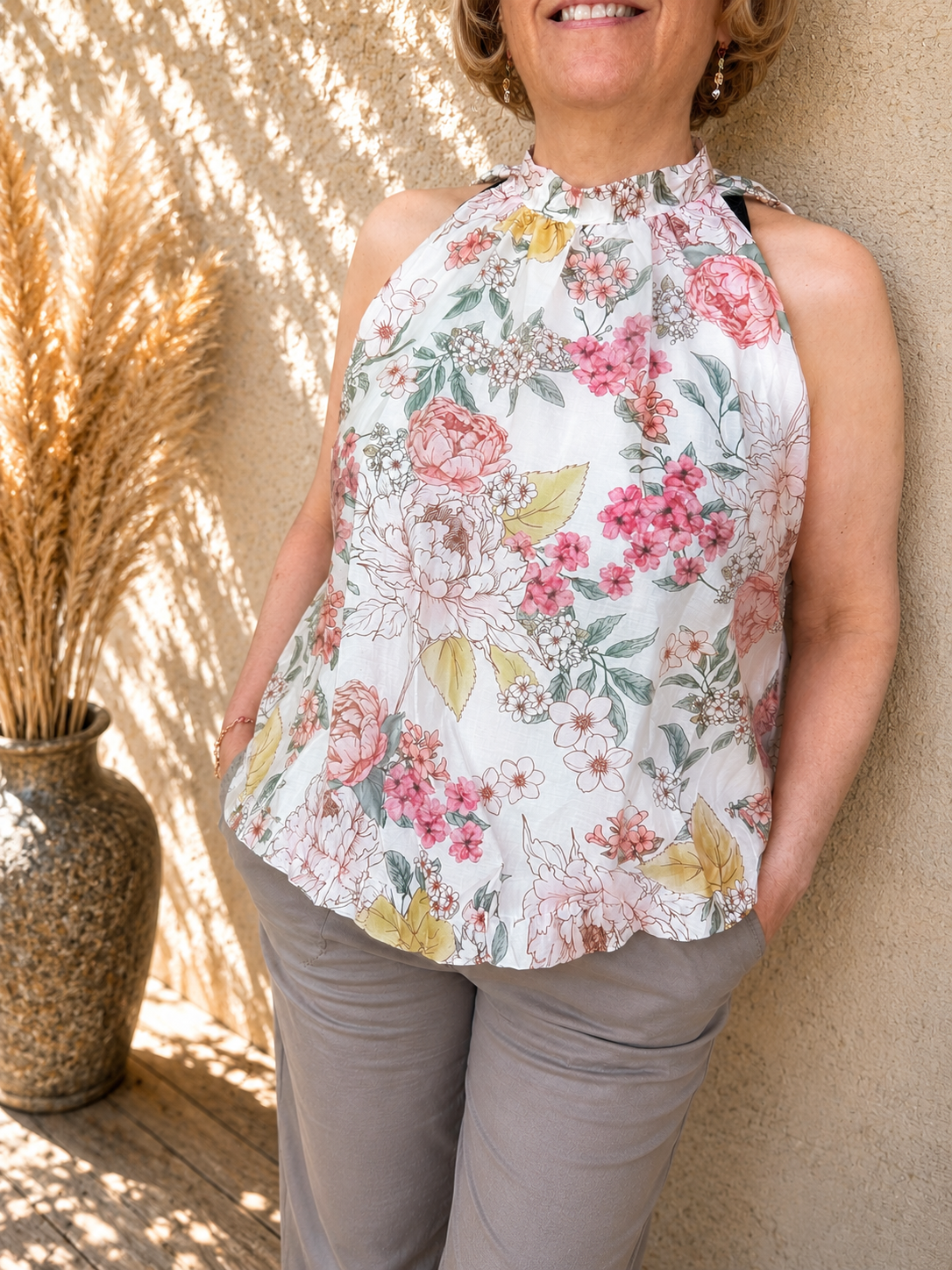 Blouse Costa rose