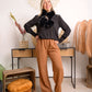 Pantalon Yolène camel