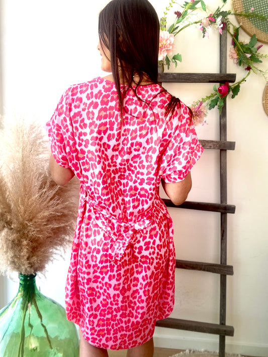 Robe Albane fuchsia