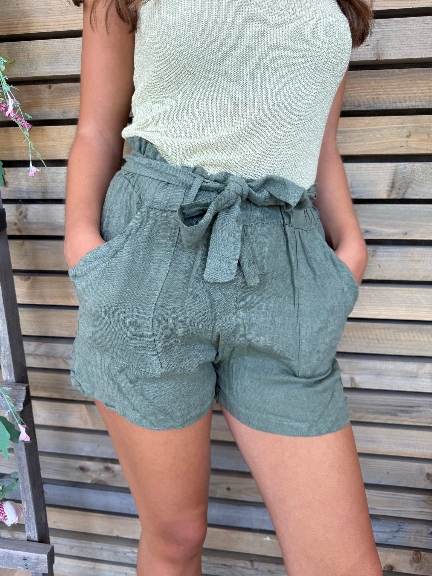Short Marlène kaki