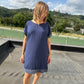Robe Katarina bleu marine