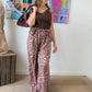 Pantalon Lino camel