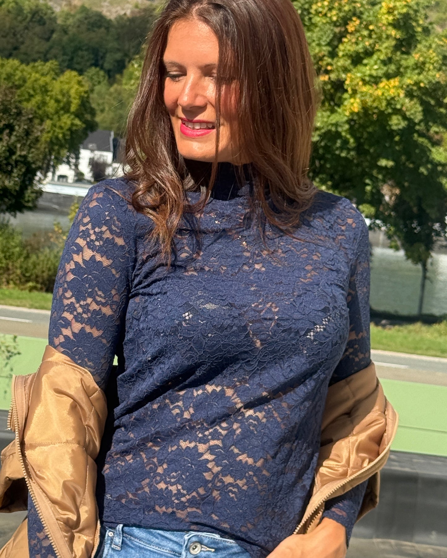 Sous-pull Adèle bleu marine