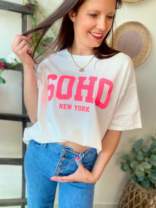 T-shirt LOGAN Fuschia
