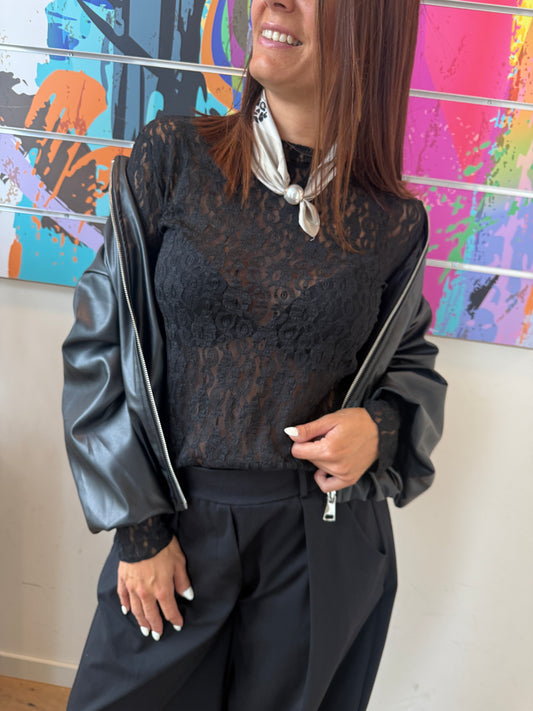 Blouse Caro noir