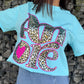 T-shirt Amore turquoise