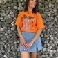 T-shirt Amore orange
