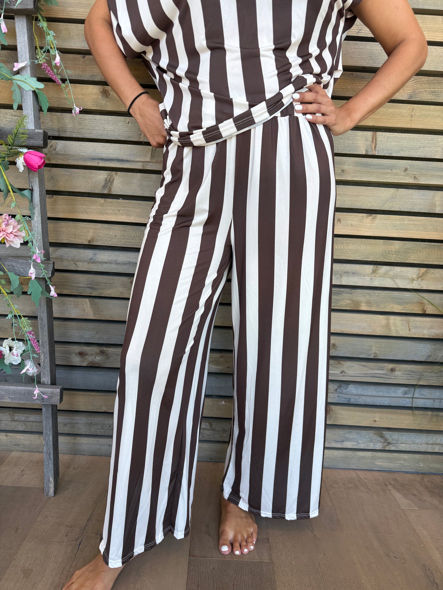 Pantalon MERY marron