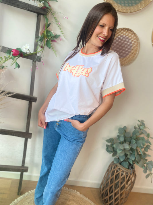 T-shirt Bella orange fluo