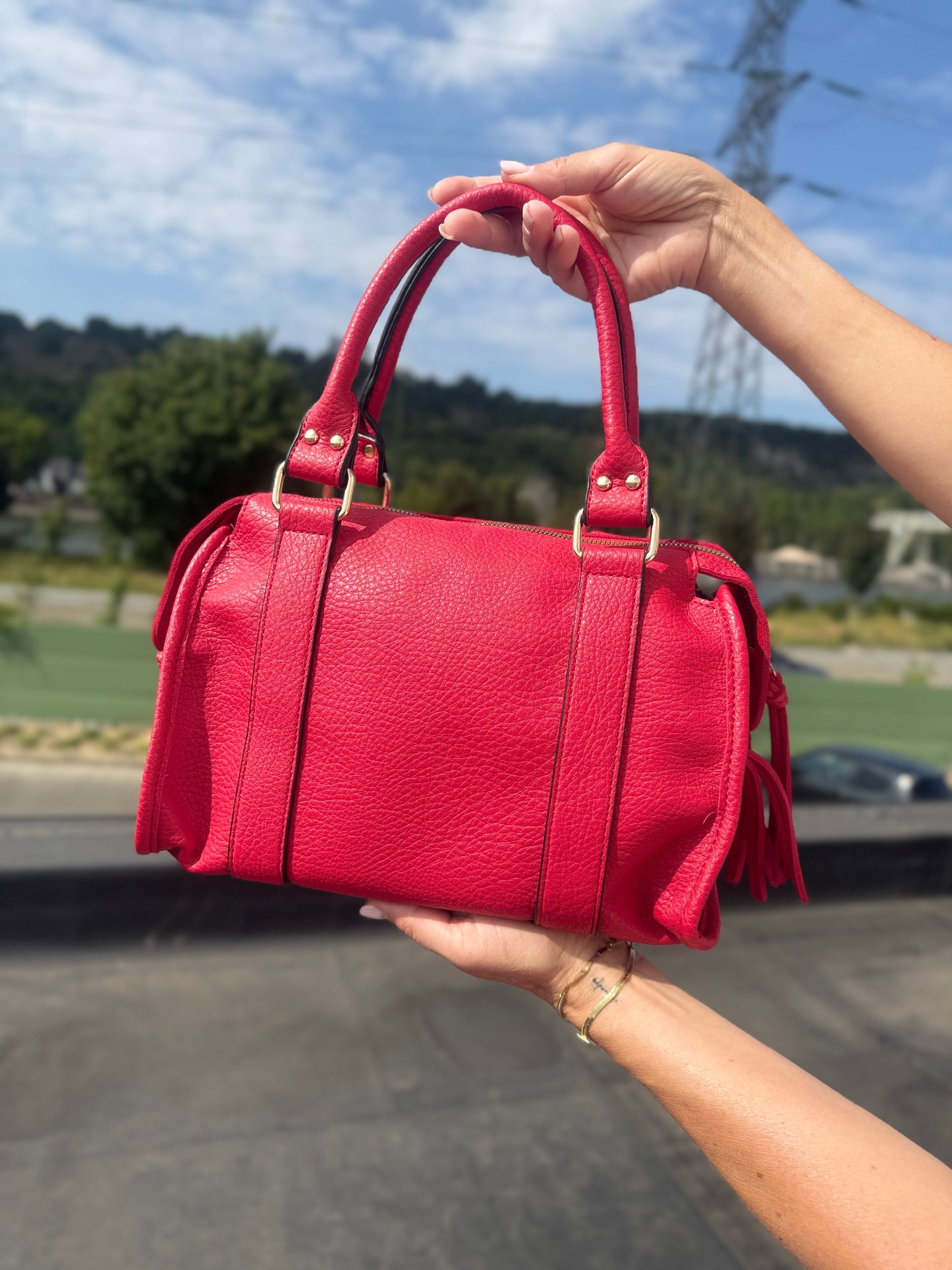 Sac Nadège rouge