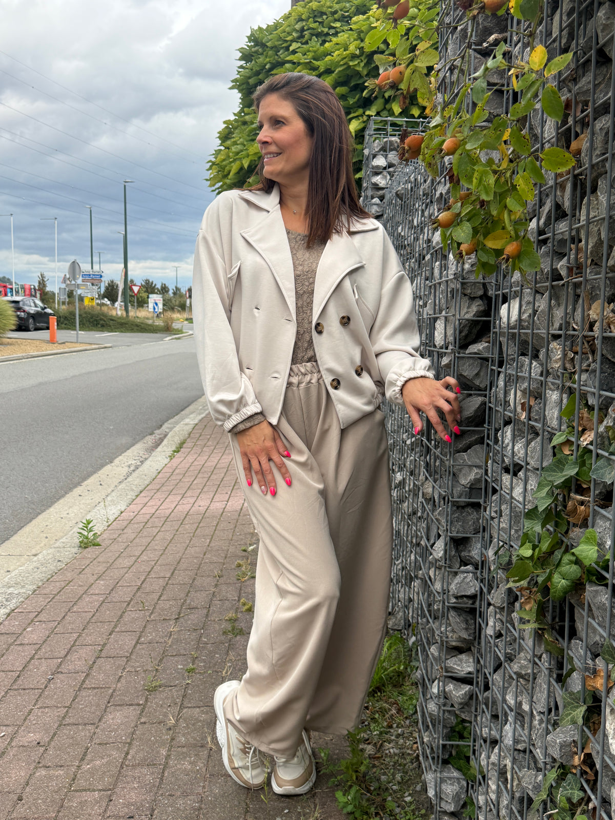 Pantalon Diana beige