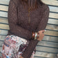 Blouse Caro chocolat