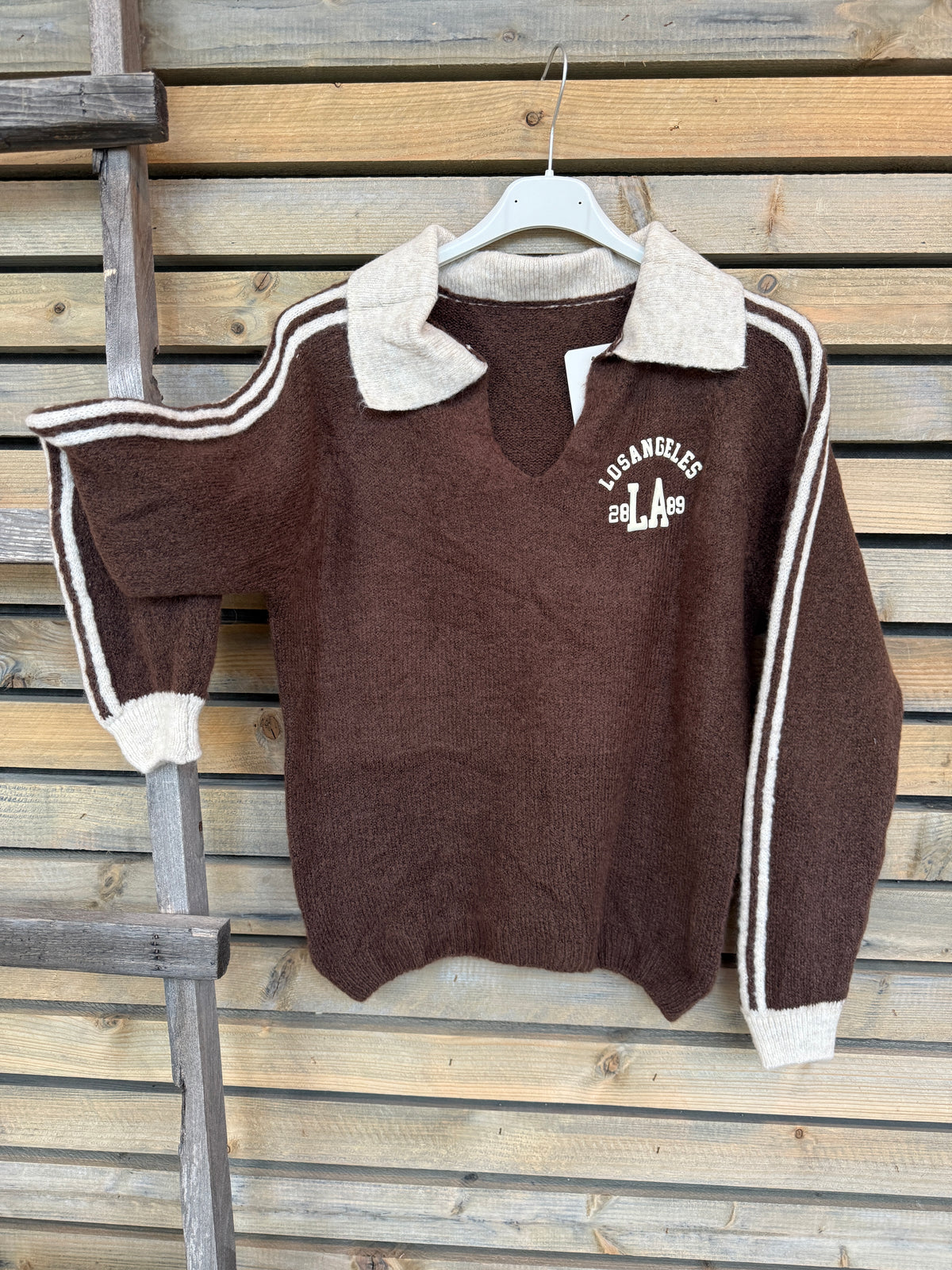 Pull Los Angeles chocolat