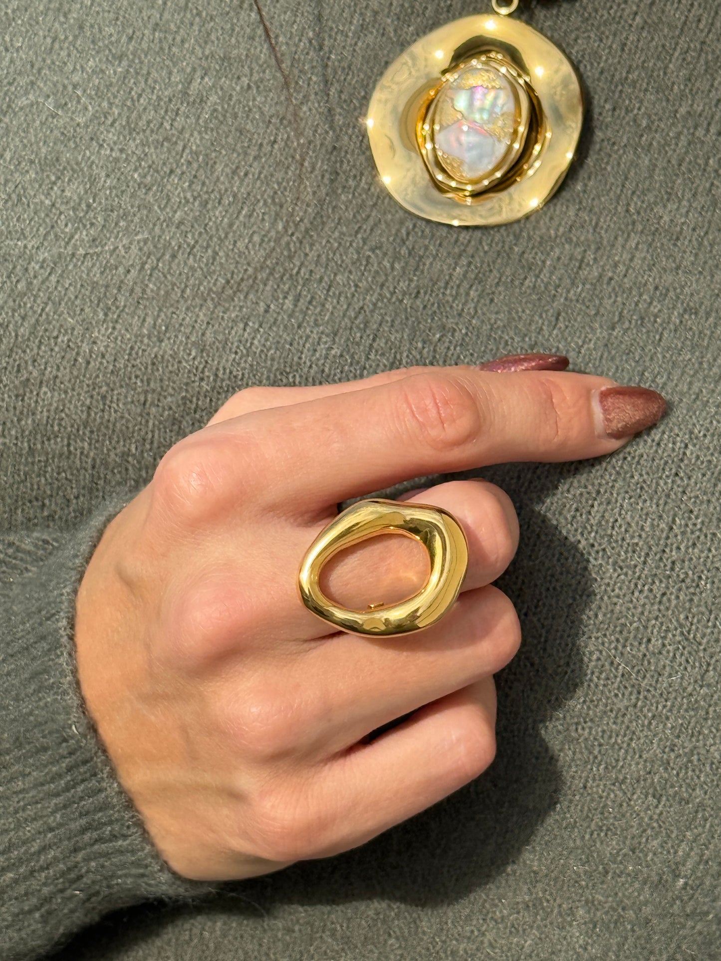 Bague Zephy doré