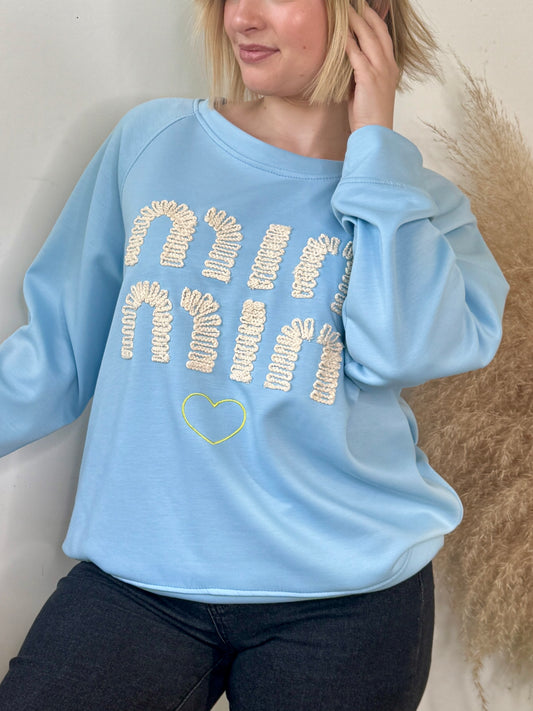 Sweat Elina bleu ciel