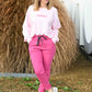 Pantalon Antonin fuchsia