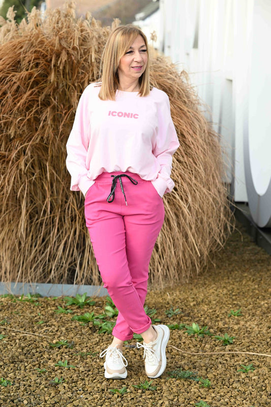 Pantalon Antonin fuchsia