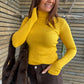 Sous pull Melodie moutarde