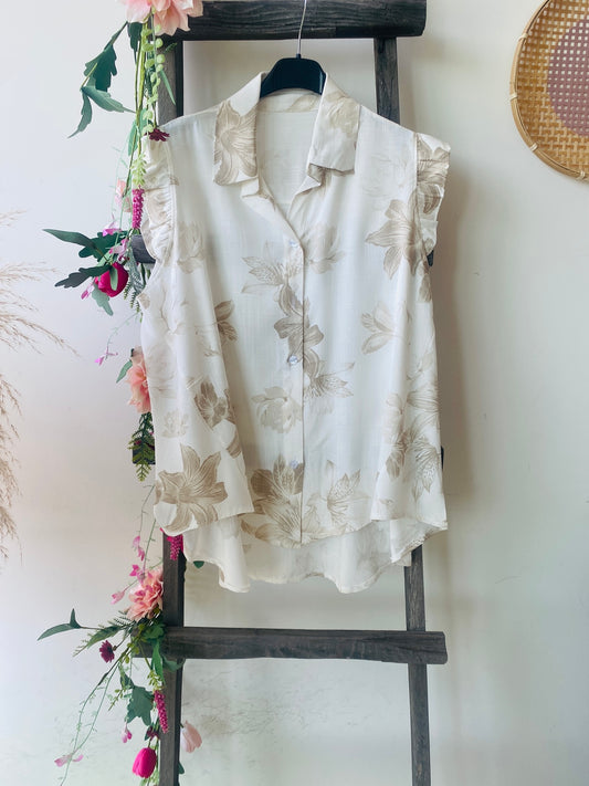 Chemisier Dina beige