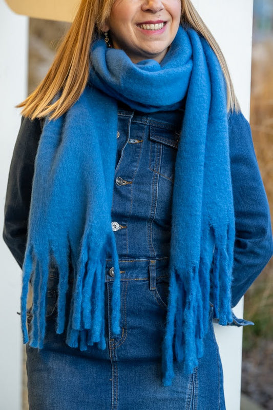 Echarpe Dona bleu