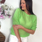 Pull Lali vert pomme