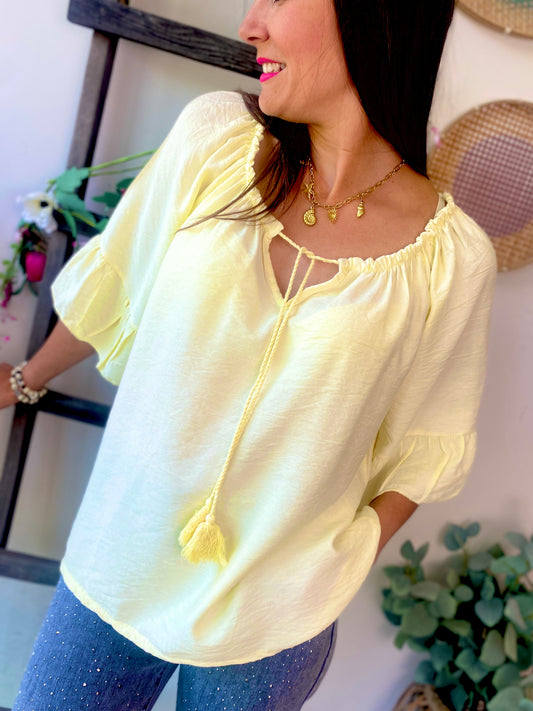 Blouse Elide jaune