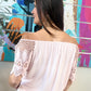 Blouse Alicia rose poudré
