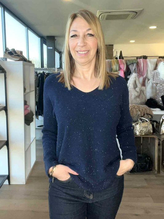 Pull Lamia bleu marine