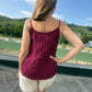 Top Alice Aubergine