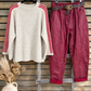 Pantalon Térésa bordeaux